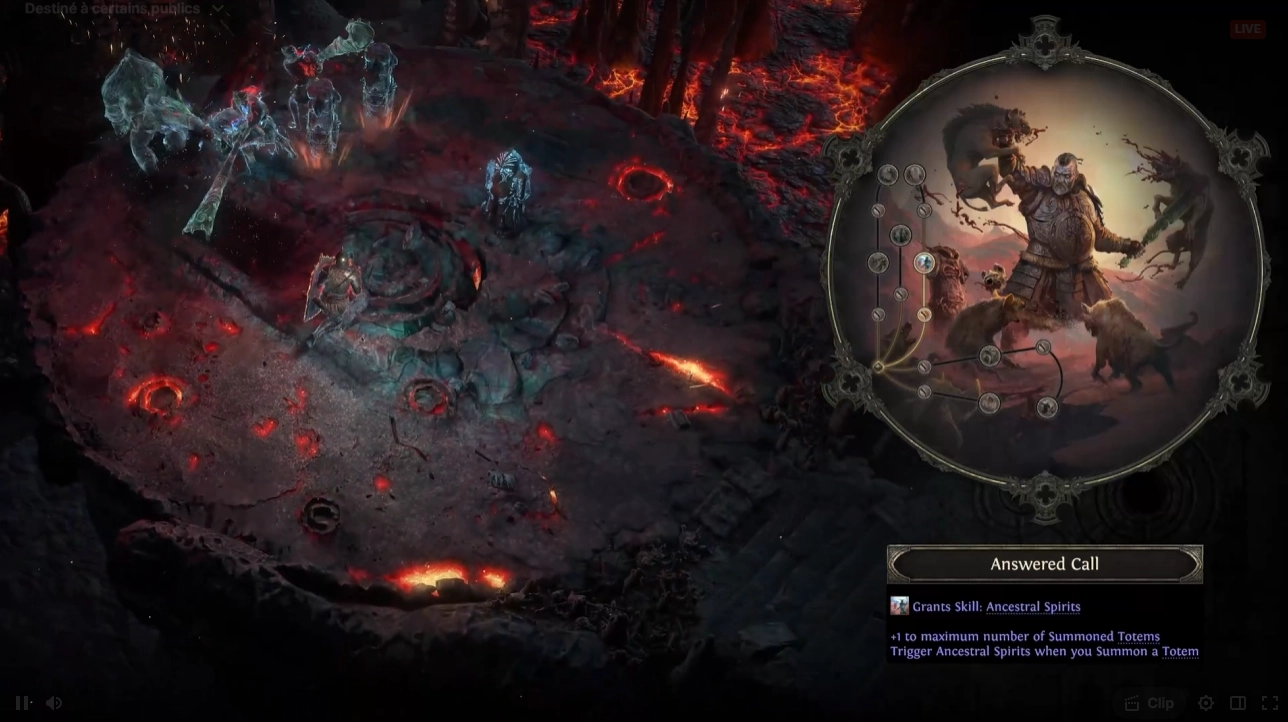 One example of PoE2's Third Edict Patch Ascendancy changes, is the "Answered Call" node on the warrior tree.