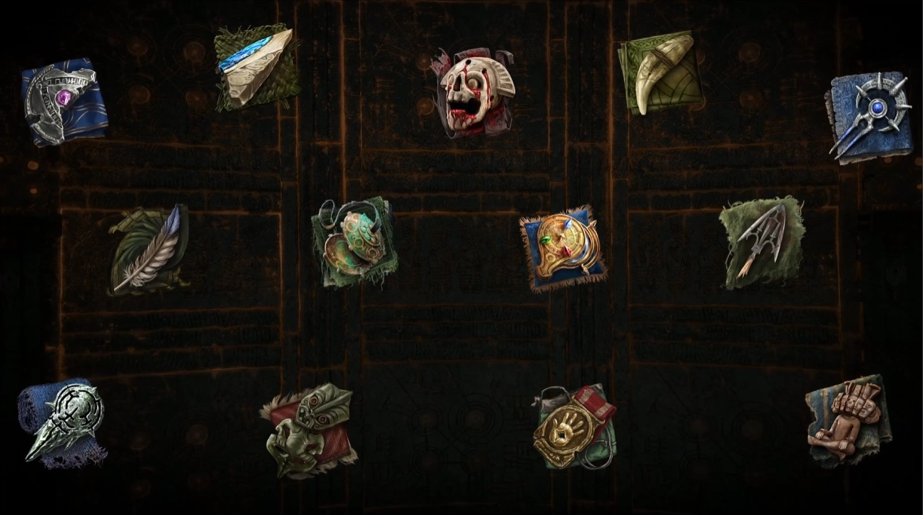 Some example icon images of a few new Lineage Support Gems added to the game with Patch 0.3.0