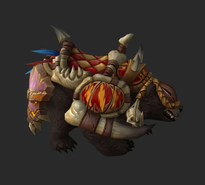 Amani War Bear HD update in WoW: Midnight